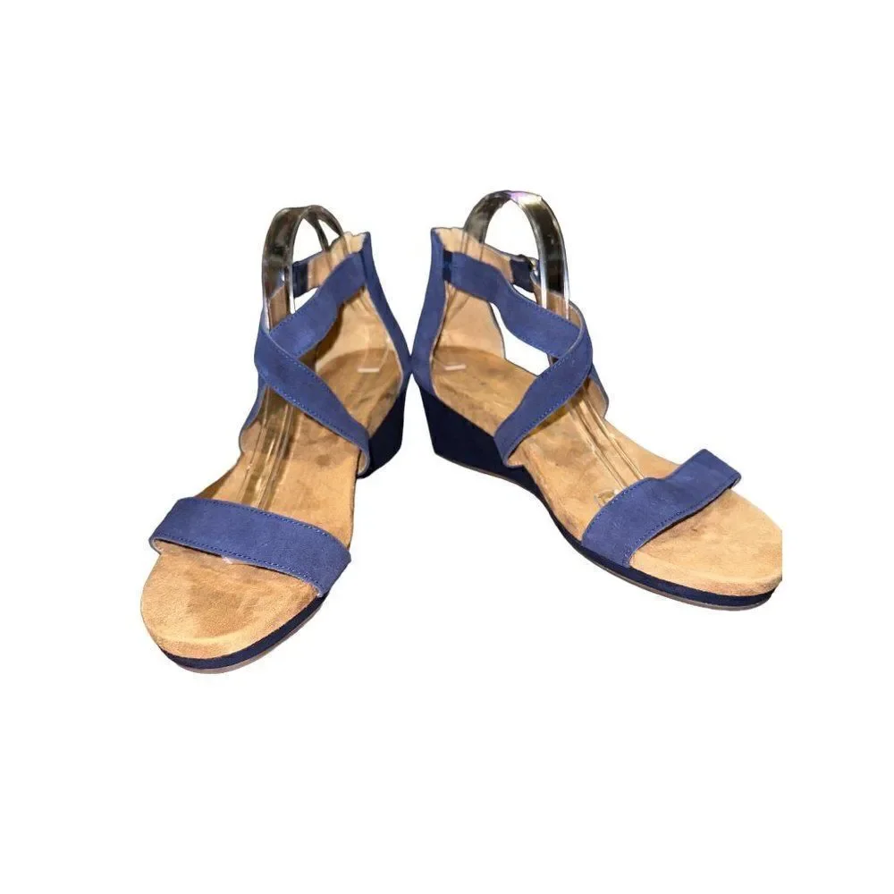 Lucky Brand Women's Kenadee Wedge Sandal Size 11‎